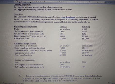 Process Costing Weighted Average Method 的图像结果