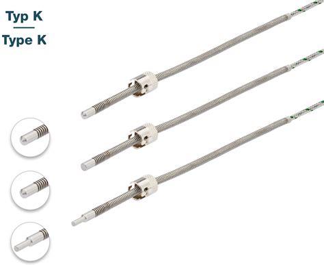 Bayonet thermocouple type K