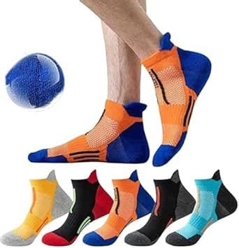 VAIDUE Ankle Length Sports Socks For Men And Women Free Size Pack of 5 ...