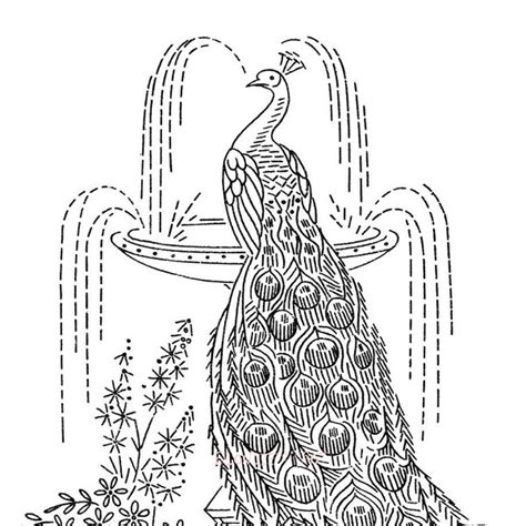 Image result for Simple Peacock Embroidery Patterns