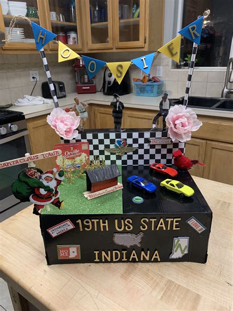 Indiana state float | Projects for kids, States project, Florida schools