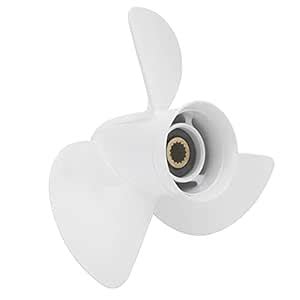 Boat Propeller, 6E5‑45945‑01‑EL 13 1/4 X 17‑K Wear Resistant Marine ...
