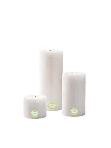 First Row Aromatic Fables Vanilla Scented White Color Pillar Wax ...