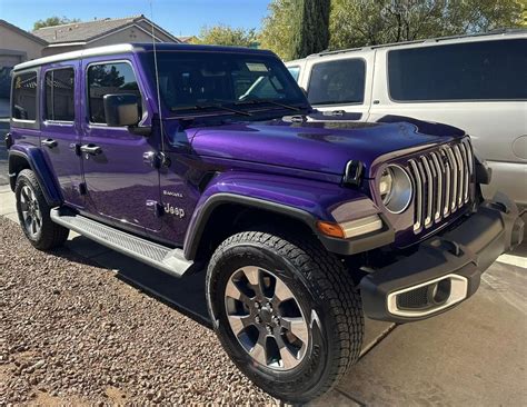 Jeep Wrangler Unlimited JL Sahara Reign Purple Special Edition in 2025 ...
