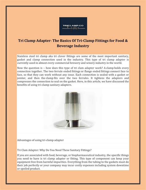 Image result for How Does a Tri Clamp Work