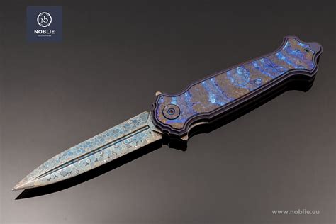Custom pocket knife - Dragonskin Damascus