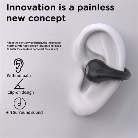 2023 Wireless Ear Clip Bone Conduction Headphones | Ubuy India