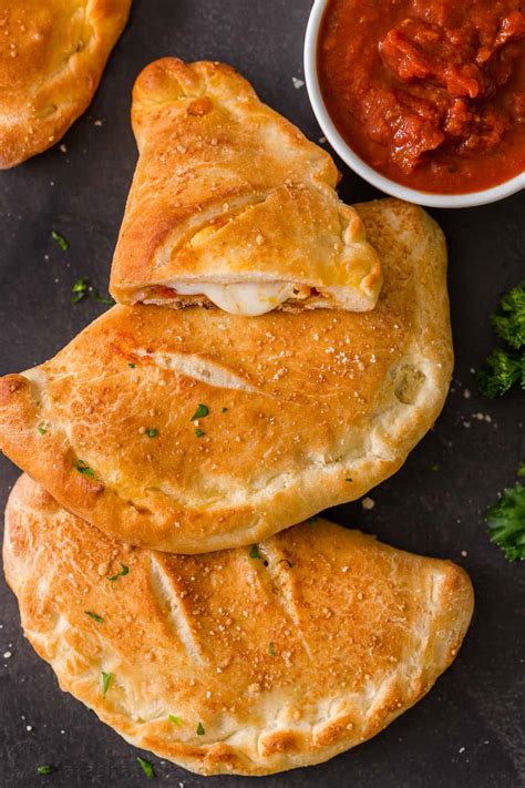 Easy Calzone Recipe - NatashasKitchen.com