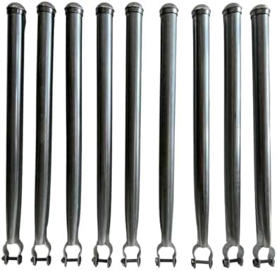 Extend-A-Post - Extensions for Chain Link Fence - Set of 9 (1-5/8 ...