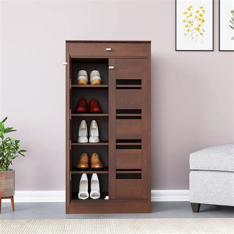 Nilkamal Murano Engineered Wood Shoe Cabinet | Shoe Rack | Shoe Stand ...