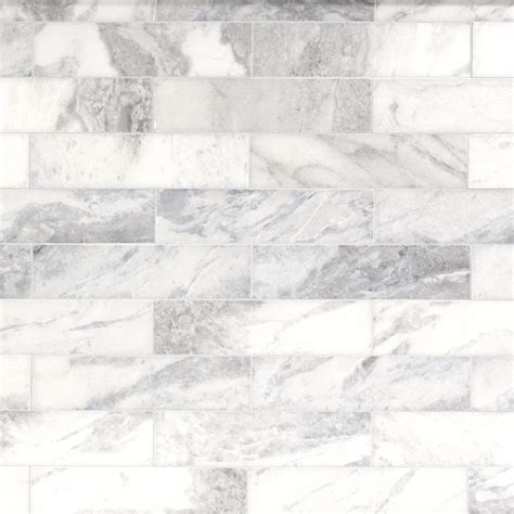 Sahara Carrara White Marble Tile | Floor and Decor