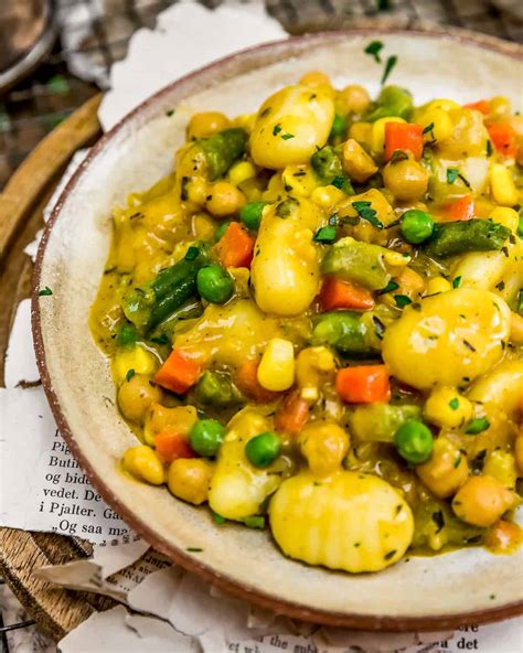 Vegan Skillet “Chicken” and Dumplings - Monkey and Me Kitchen Adventures