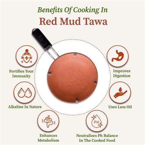 Buy Red Mud Tawa - Authentic Clay Cookware – Organic Gyaan