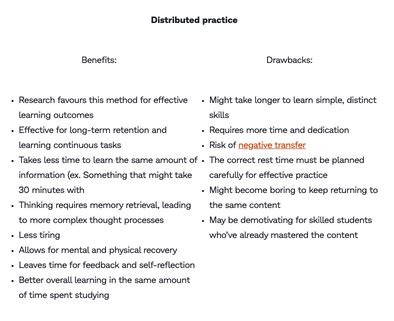 Distributed Practice 的图像结果