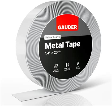 Amazon.com: GAUDER Magnetic Tape Extra Strong | Magnetic Strips Extremely Self Adhesive (10 ...