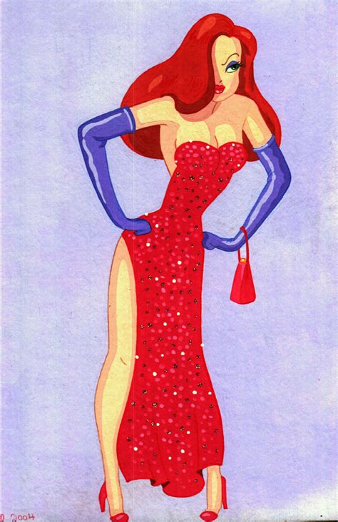 Jessica Rabbit-fan art by FlapperFoxy on DeviantArt