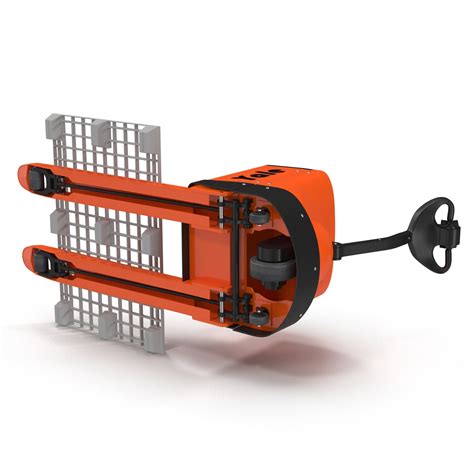 3D Powered Pallet Jack and Plastic Pallet model | 3D Molier International