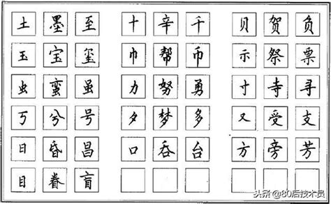 上下結構的漢字要這樣寫才好看 - 每日頭條