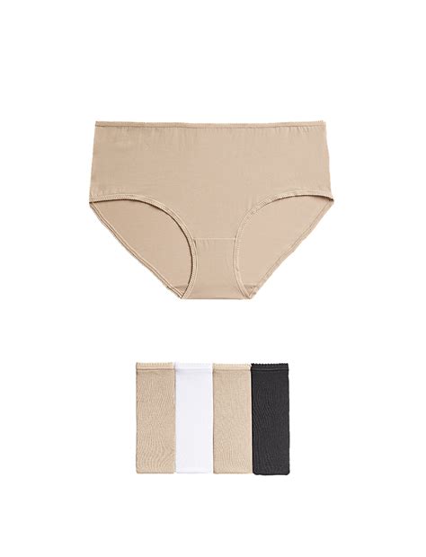 Buy 5 Pack Cotton Mix Plain Skinny Fit Knicker at Marks & Spencer