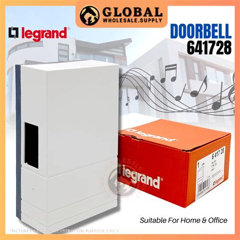 LEGRAND Door Bell AC 230 641728 White Wired Door Bell Ding Dong Sound ...