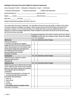 Fillable Online extension wsu Washington State Snap-Ed Curriculum ...