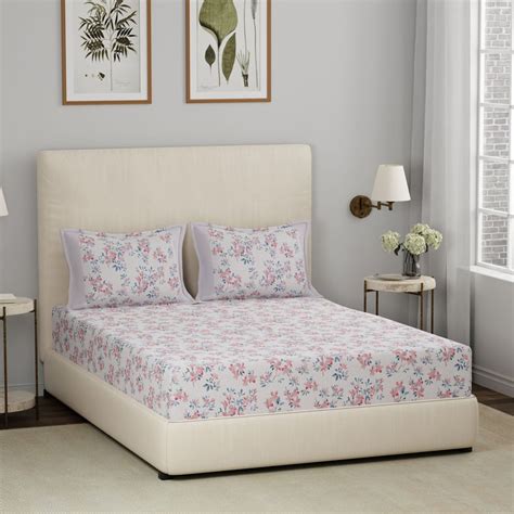 Buy MASPAR Hermosa Eclectic Garden Cotton Printed 3Pcs Super King ...