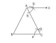 3. Draw any triangle ABC. Through A, draw a line parallel to BC using ...