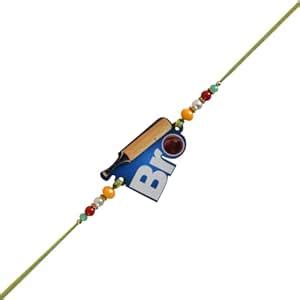 Buy Ziory 1 Pc 'Cricket bro' rakhi - Multi For Boys at Amazon.in