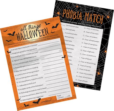DISTINCTIVS Halloween Party Games, Halloween Trivia India | Ubuy
