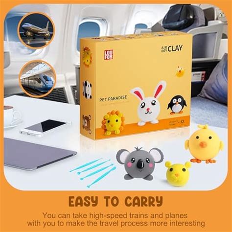 LOUFOR Air Dry Clay Kits - Modeling Clay for Kids, India | Ubuy