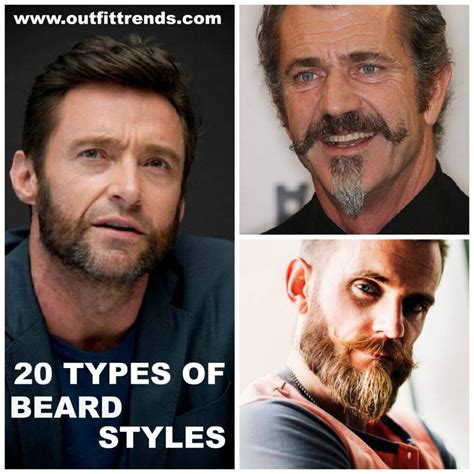 Types of Beards Styles; Their Name with Pictures - A Complete List