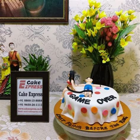 Game Over Bachelorette Theme Cake in Delhi NCR – Perfect for Fun ...