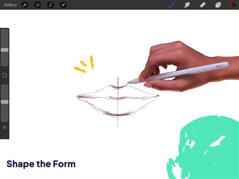 Image result for Drawing Lips Procreate