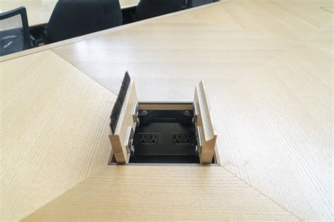 Custom 17' x 5.5' Maple Conference Table • Peartree Office Furniture