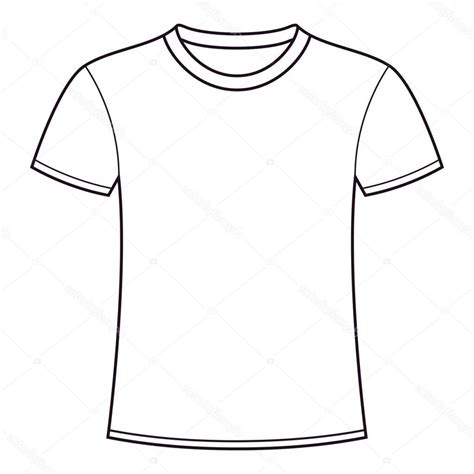 Blank T Shirt Drawing at PaintingValley.com | Explore collection of ...