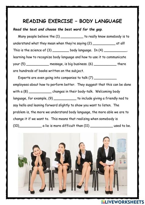 Decoding Body Language Worksheet 的图像结果