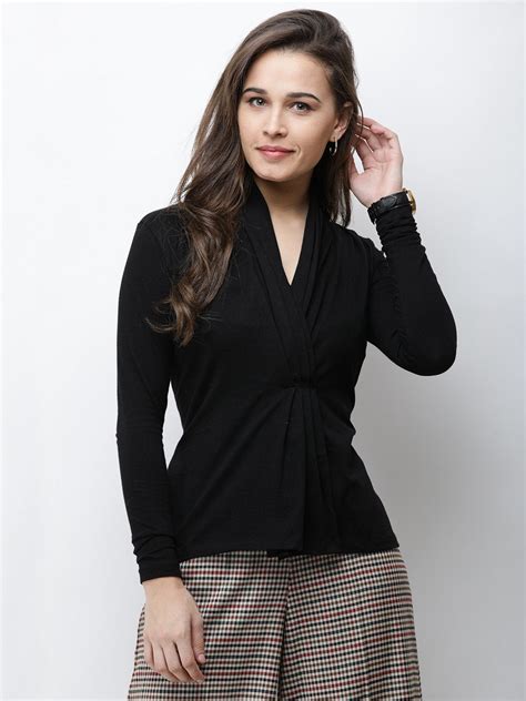 Black Solid Top – Cation Clothing