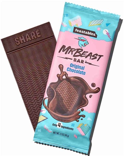 Mr Beast Feastables Exclusive Limited Edition Original Chocolate By ...