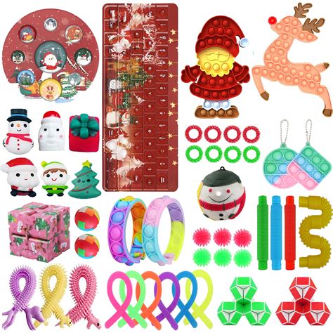 46pcs Christmas Fidget Packs 2021, Fidget Toy Set | Ubuy India
