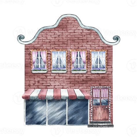 Two-Storey Shop Vector 的图像结果