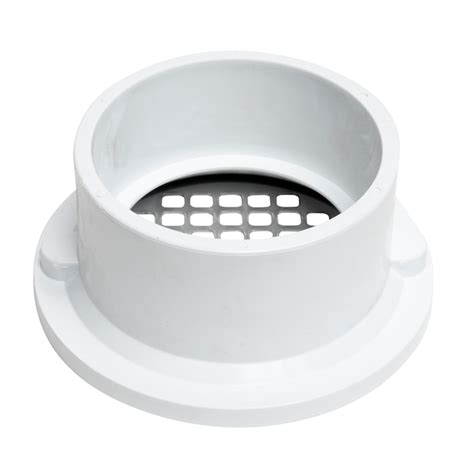 Oatey 3-in or 4-in PVC General-purpose Drain with Round Stainless Steel ...