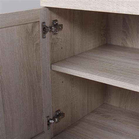 Buy Modern Farmhouse Sliding Z Barn Door Fireplace TV Stand, Electric ...