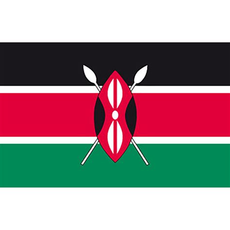 Official flag of Kenya