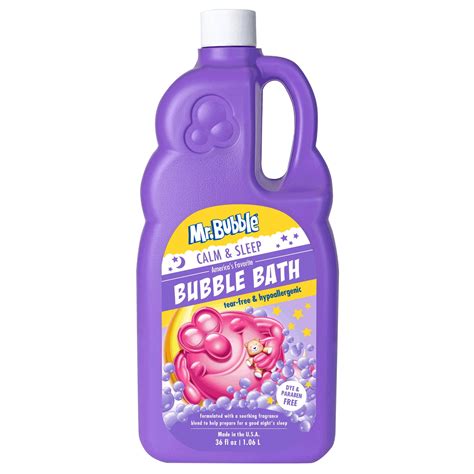 Mr. Bubble Kids Safe Calm & Sleep Bubble Bath, Sleepy Nighttime ...