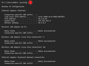 Image result for PowerShell IPConfig