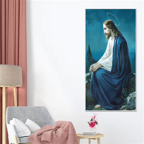 Jesus in the Gethsemane Garden Canvas Wall Painting – Vibecrafts