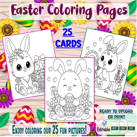 Happy Easter Coloring Pages. | Made By Teachers