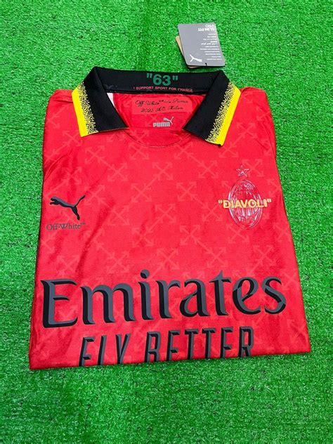 AC Milan Home Jersey 2023/24 India Manchester Ronaldo Messi Madrid ...