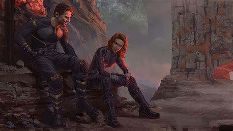 1920x1080 Hawkeye And Black Widow Laptop Full HD 1080P ,HD 4k ...