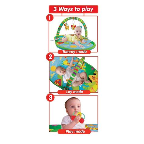 Funskool 3 in 1 Deluxe Play Gym — Toycra